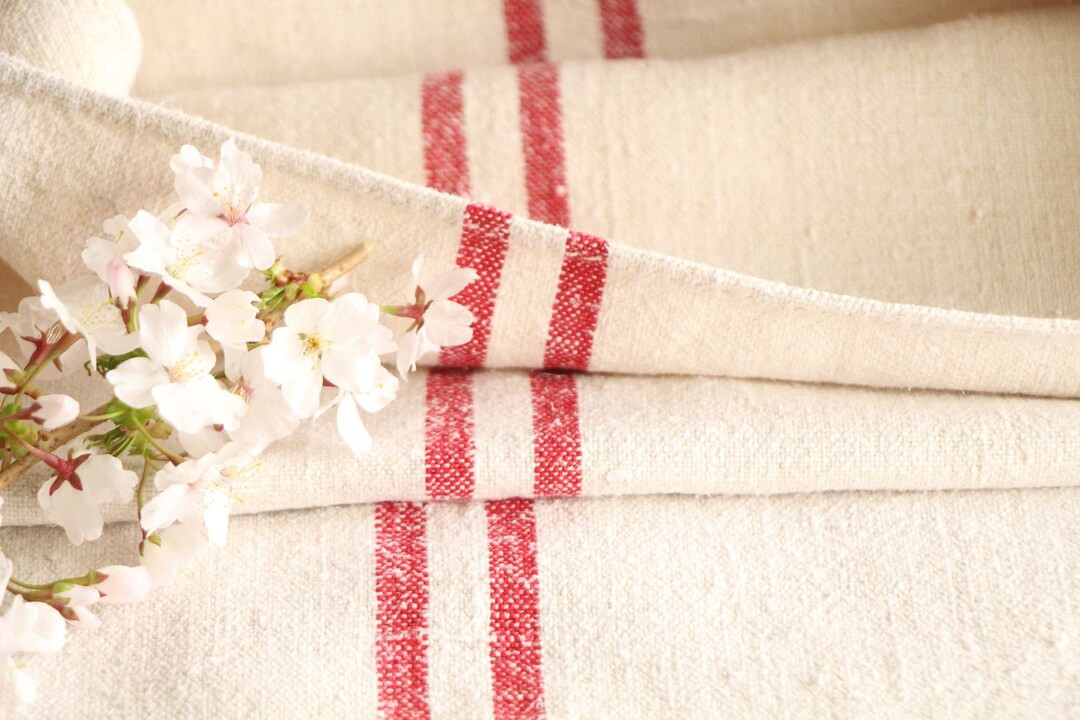 Antique Rare French Linen Grain Sack Sewing KX610 - Etsy | Etsy (US)