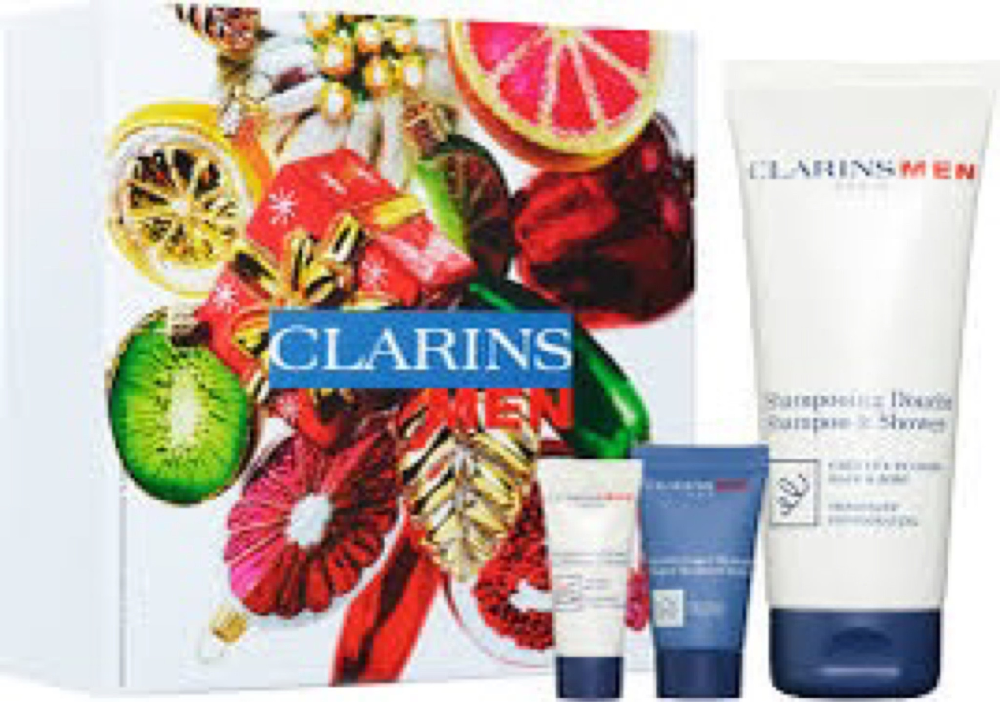 ClarinsMen Start Up Collection 
All the basics to get you skin in tip top condition

Benefits
ClarinsMen Shampoo & Shower
Gently cleanses the skin
Awakens the senses for a complete fresh feeling
ClarinsMen Exfoliating Cleanser
Cleanses and removes impurities
Brightens the complexion
ClarinsMen Super Moisture Balm
Intensely hydrates and strengthens skins
Skin is soothed and comforted

#LTKbeauty #LTKmens #LTKGiftGuide
