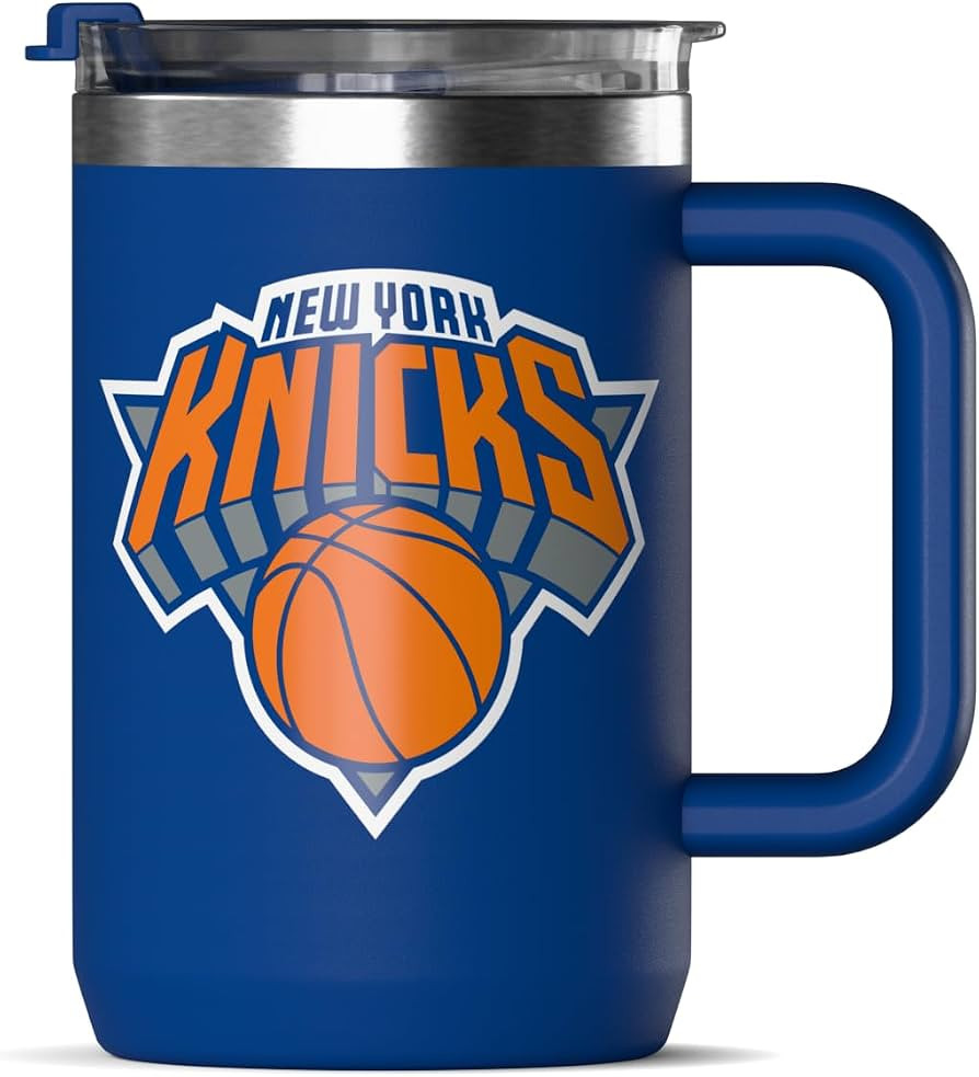 Hydrapeak NBA Officially Licensed New York Knicks 18oz Insulated Coffee & Tea Mug with Flip Sip L... | Amazon (US)