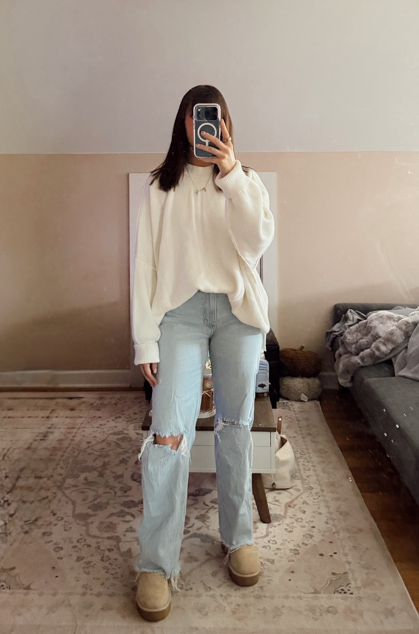 Top: s 
Pants: 26 


#LTKSeasonal #LTKGiftGuide #LTKHoliday