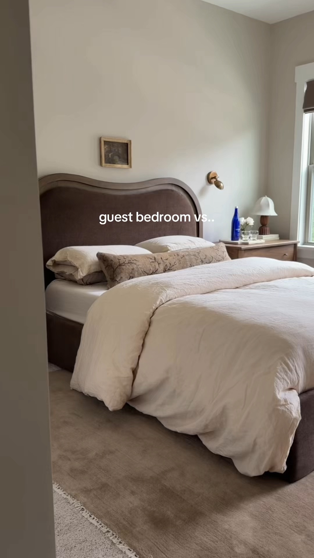 guest bedroom vs primary bedroom 🤎

#LTKHome