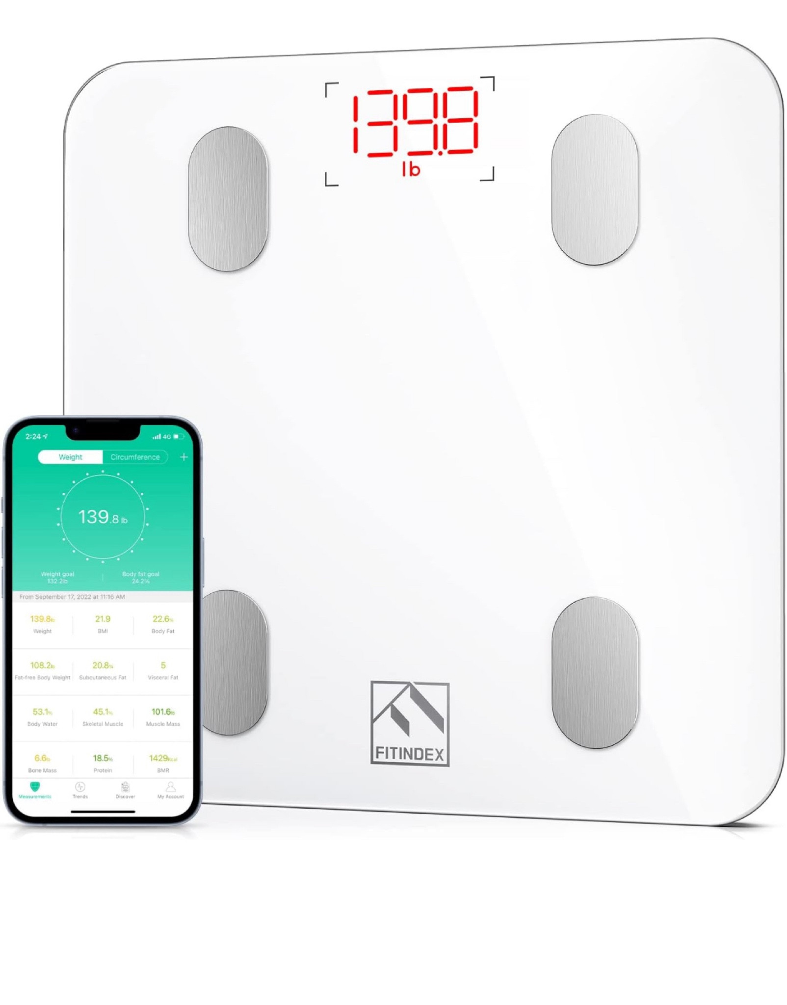 I use this smart scale to keep track of my weight. It comes with an app for tracking and sync with the app automatically when you step on the scale. 

#LTKfitness #LTKGiftGuide #LTKfindsunder50