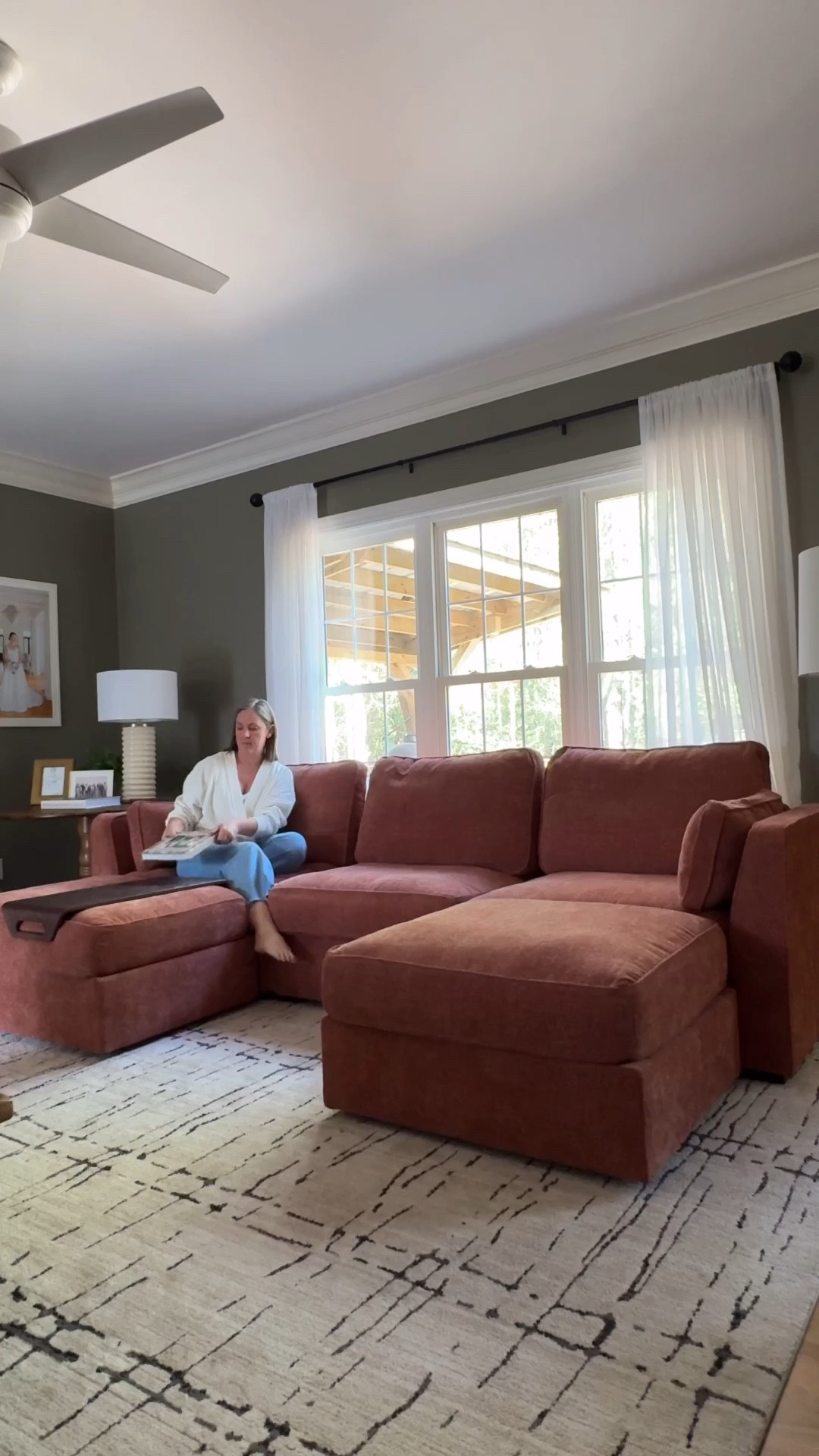 New cover for my @lovesac sactional, color in Persimmon. 

#LTKSaleAlert #LTKHome