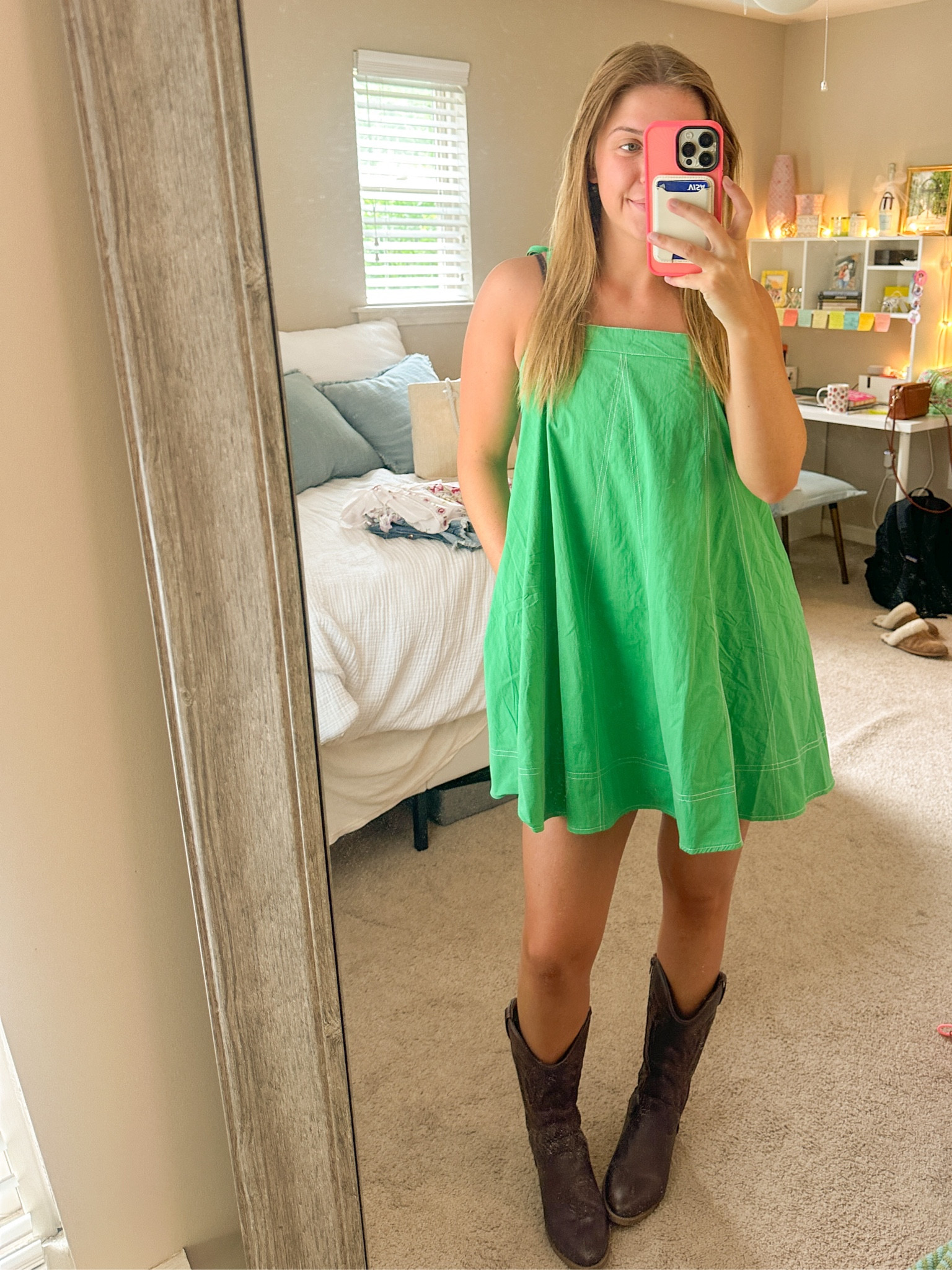 Dress is from the Swank company !! they have it in pink too 🩷💚 Perfect country concert outfit & summer dress!!

#LTKSummerSales #LTKShoeCrush #LTKU