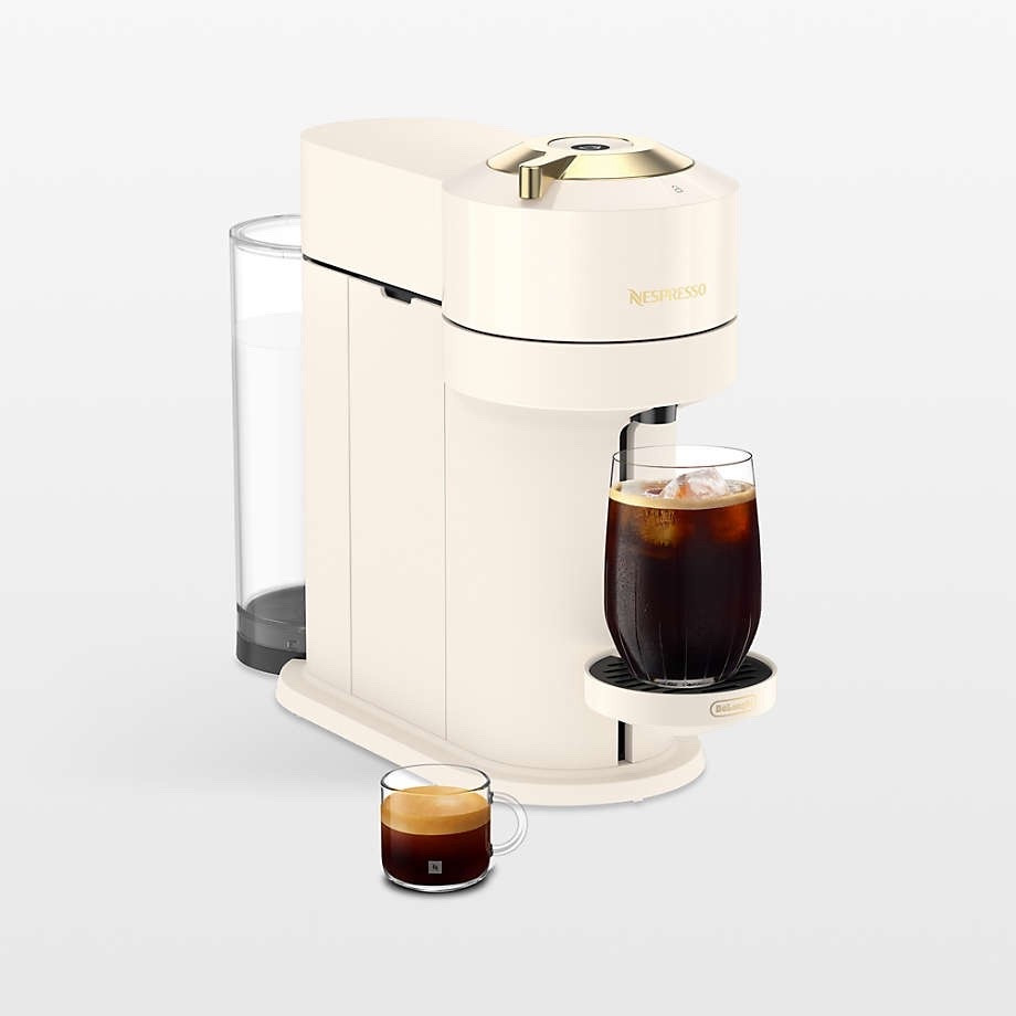 NEW ✨Nespresso De'Longhi Vertuo Next Premium Coffee Gold and white 
