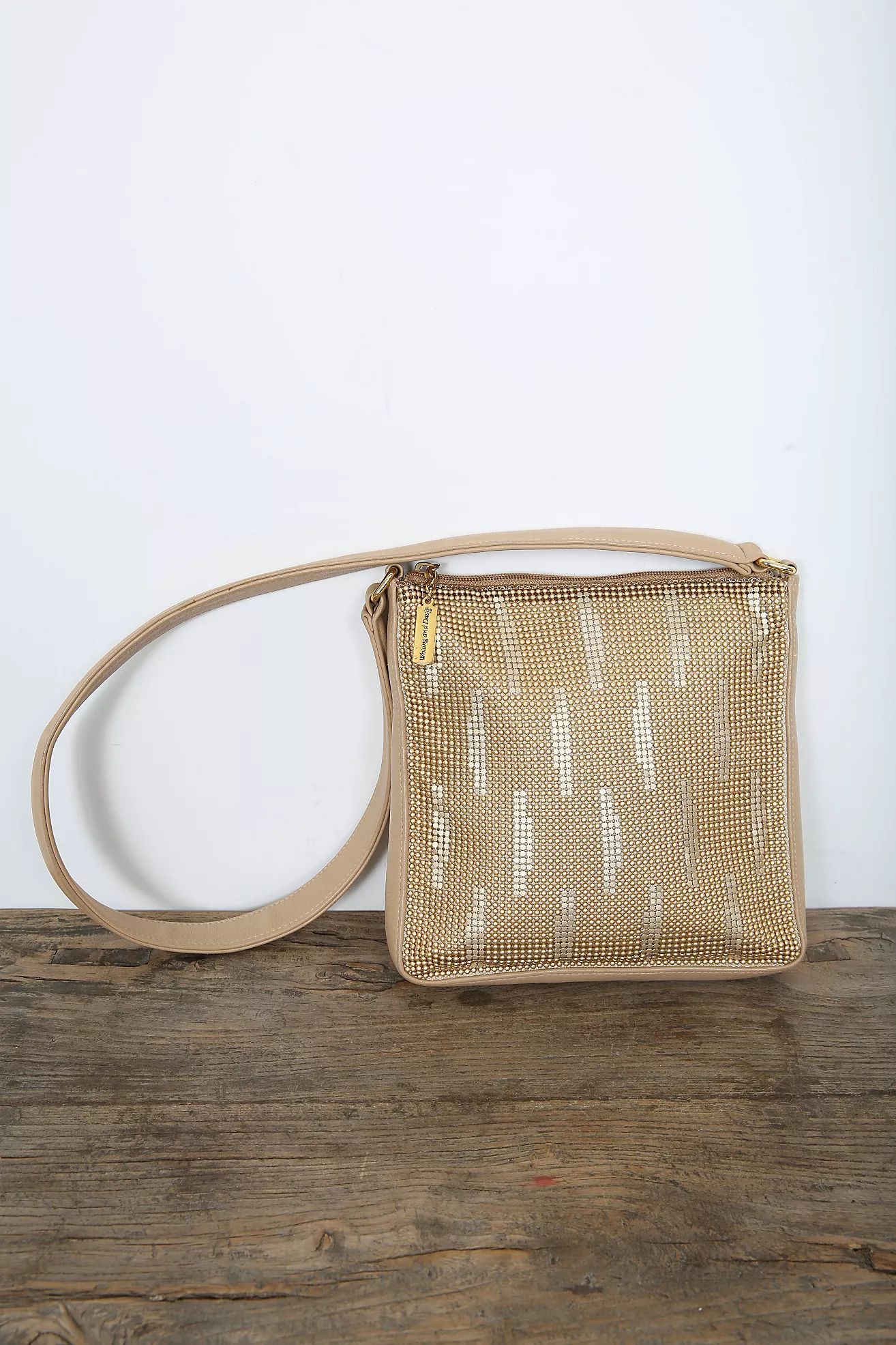 Whiting & Davis Gold Disco Glo Mesh Purse Selected by Love Rocks Vintage | Free People (Global - UK&FR Excluded)