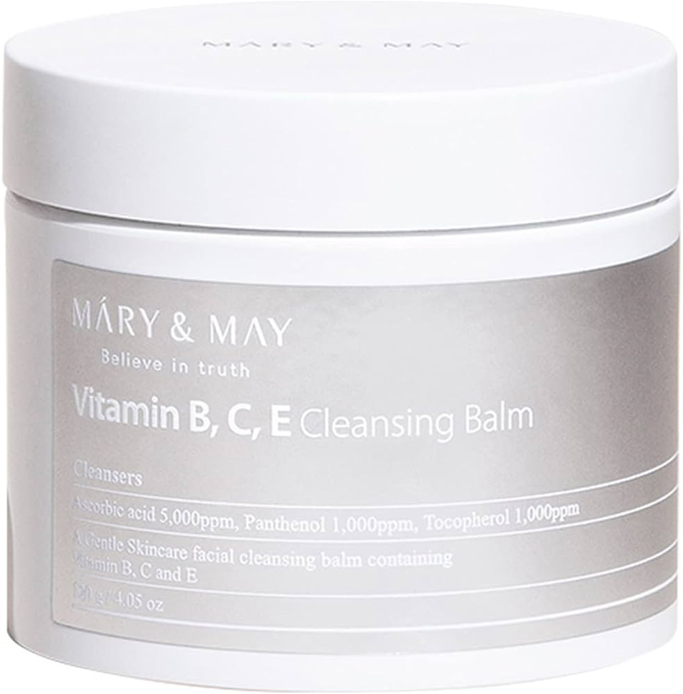 Mary&May Vitamin B, C, E Cleansing Balm 4.05 Fl Oz / 120g | Oil Balm Melts at Skin Temperature, G... | Amazon (US)