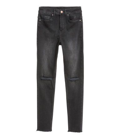 H&M Slim High Trashed Jeans $29.99 | H&M (US)