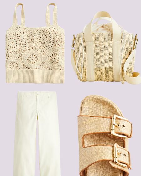 Your Saturday outfit is picked out for you with this neutral and chic outfit. 

Spring wardrobe, wardrobe capsule, spring neutrals, clothes sale, chic 

#LTKshoecrush #LTKitbag #LTKfit