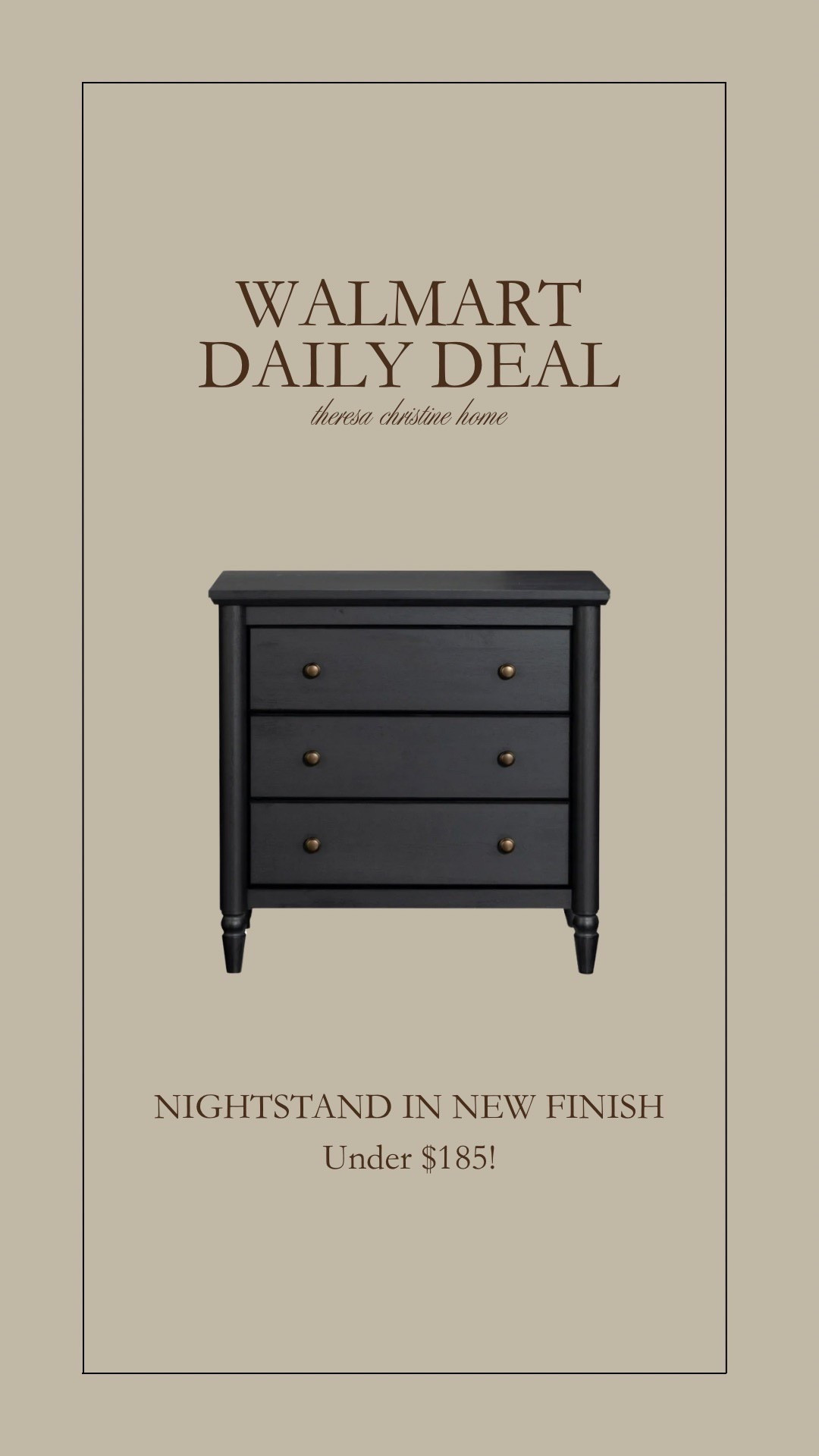 Walmart viral nightstands in a new finish! Can’t beat the price of these

#LTKSeasonal #LTKHome #LTKFindsUnder50