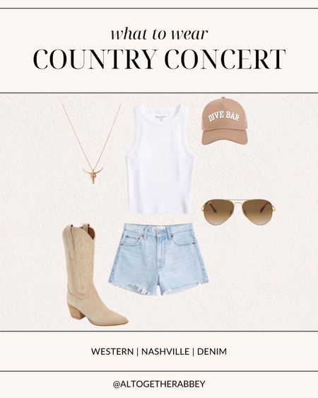 Country Concert Outfit Inspo perfect for your trip to Nashville or Summer Concert! 🤠

CMA Fest Outfit || Nashville Outfits || Country music festival || coastal cowgirl style inspo || Summer outfit inspo || denim utility romper || denim dress || western boots || cowgirl boots || summer outfits || 

#LTKStyleTip #LTKSeasonal #LTKFestival