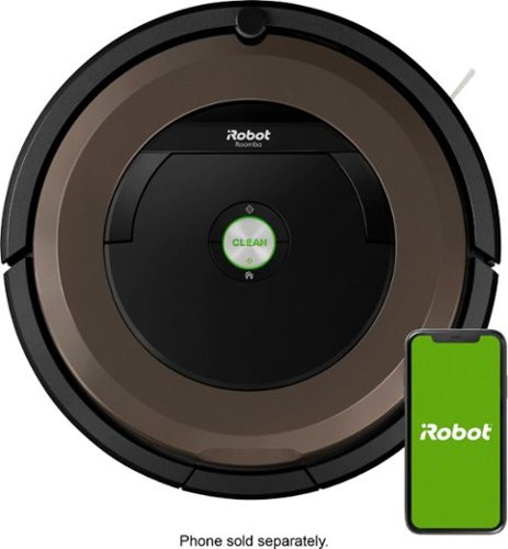 iRobot - Roomba 890 Wi-Fi Connected Robot Vacuum with Dual Mode Virtual Wall Barrier - Black/brown | Best Buy U.S.