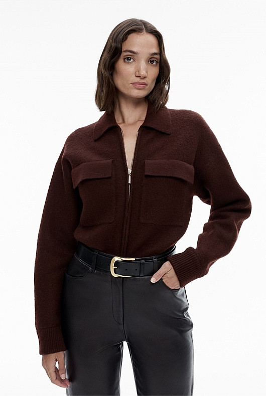 Wool Knit Bomber | Witchery (AU)