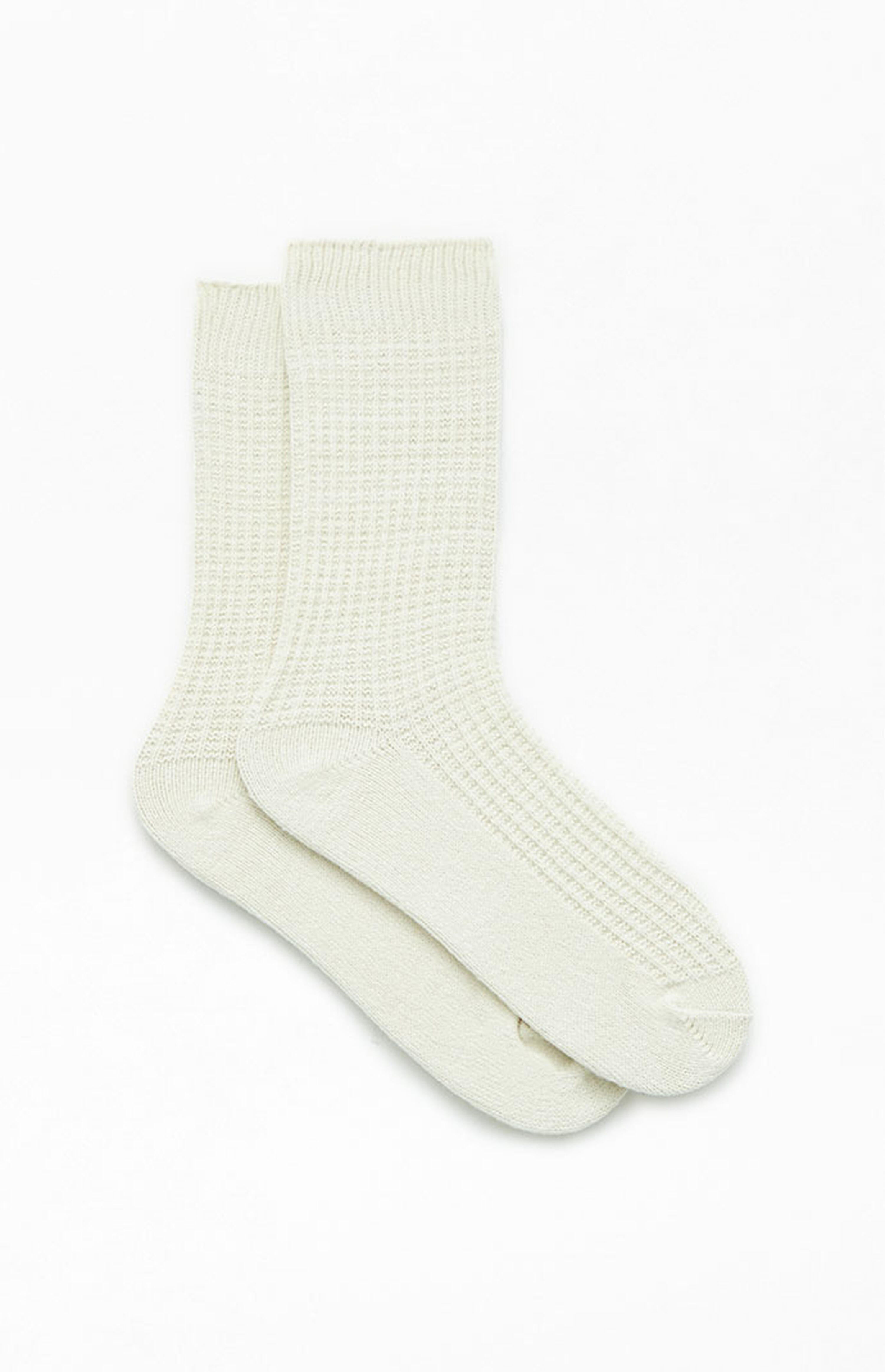 PacSun Cozy Waffle Knit Crew Socks | PacSun | PacSun