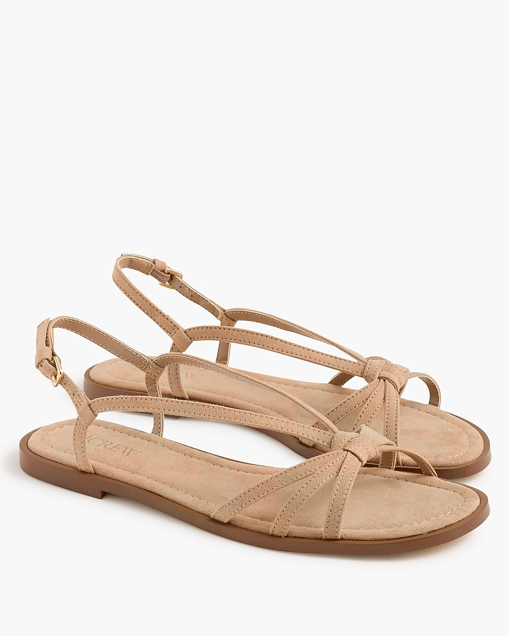 Knotted strappy sandals | J.Crew Factory