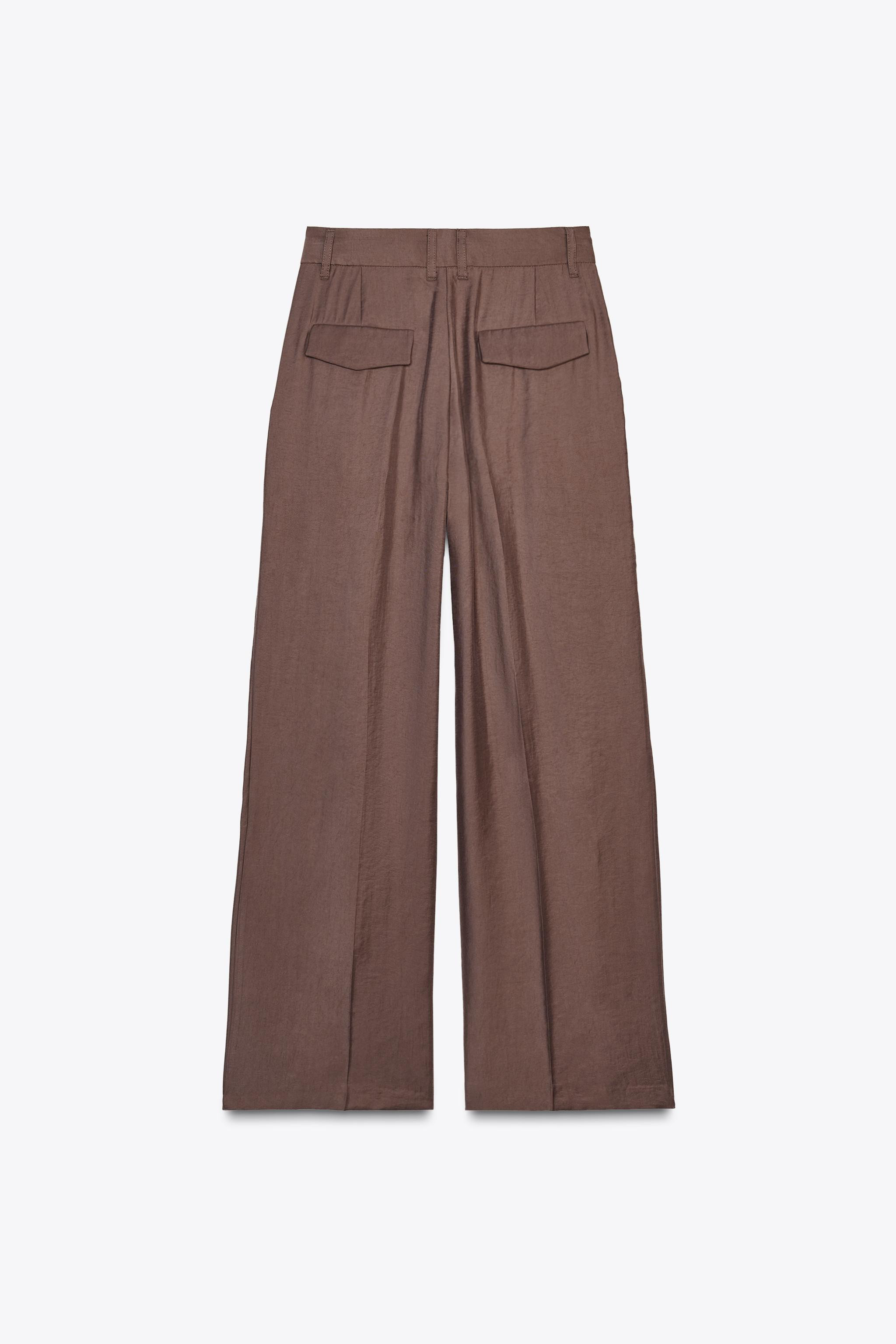 DOUBLE PLEAT TROUSERS WITH FLAPS | Zara UK