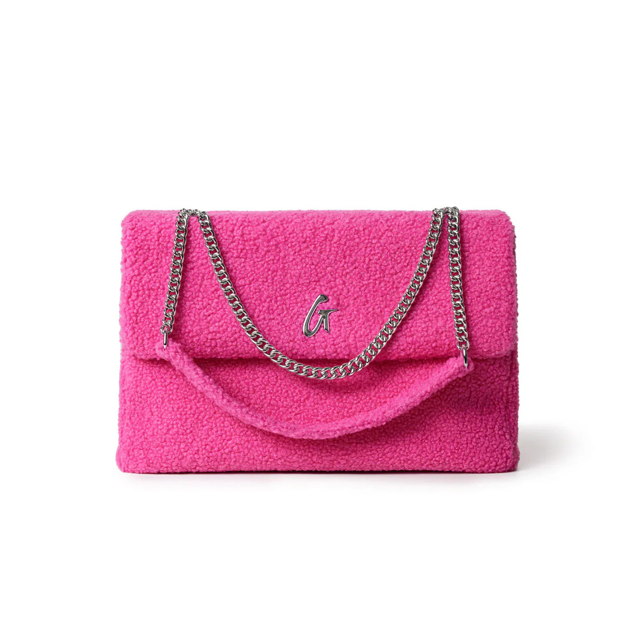 LARGE TEDDY FLAP BAG - HOT PINK | Glam-Aholic Lifestyle