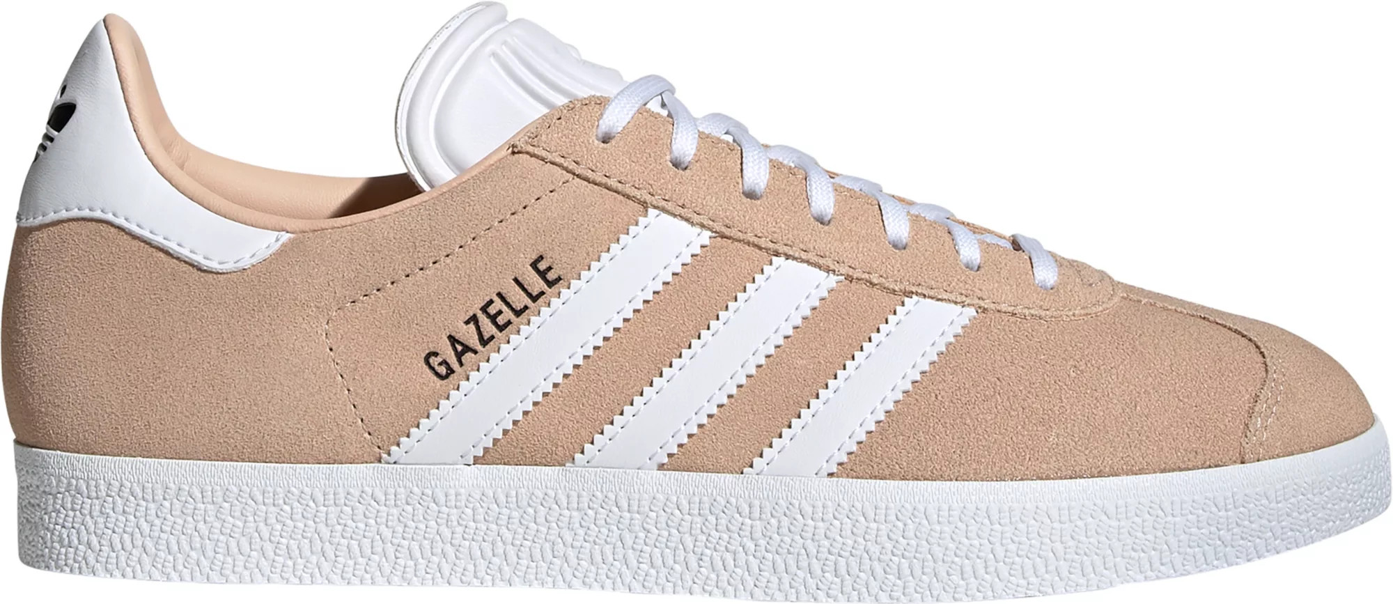 adidas Originals Women's Gazelle Shoes, Size 5.5, Tan/White | Dick's Sporting Goods