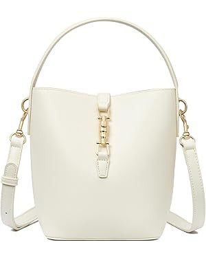 BOSTANTEN Small Bucket Bag for Women Crossbody Bags Trendy Vegan Leather Shoulder Purses Designer... | Amazon (US)