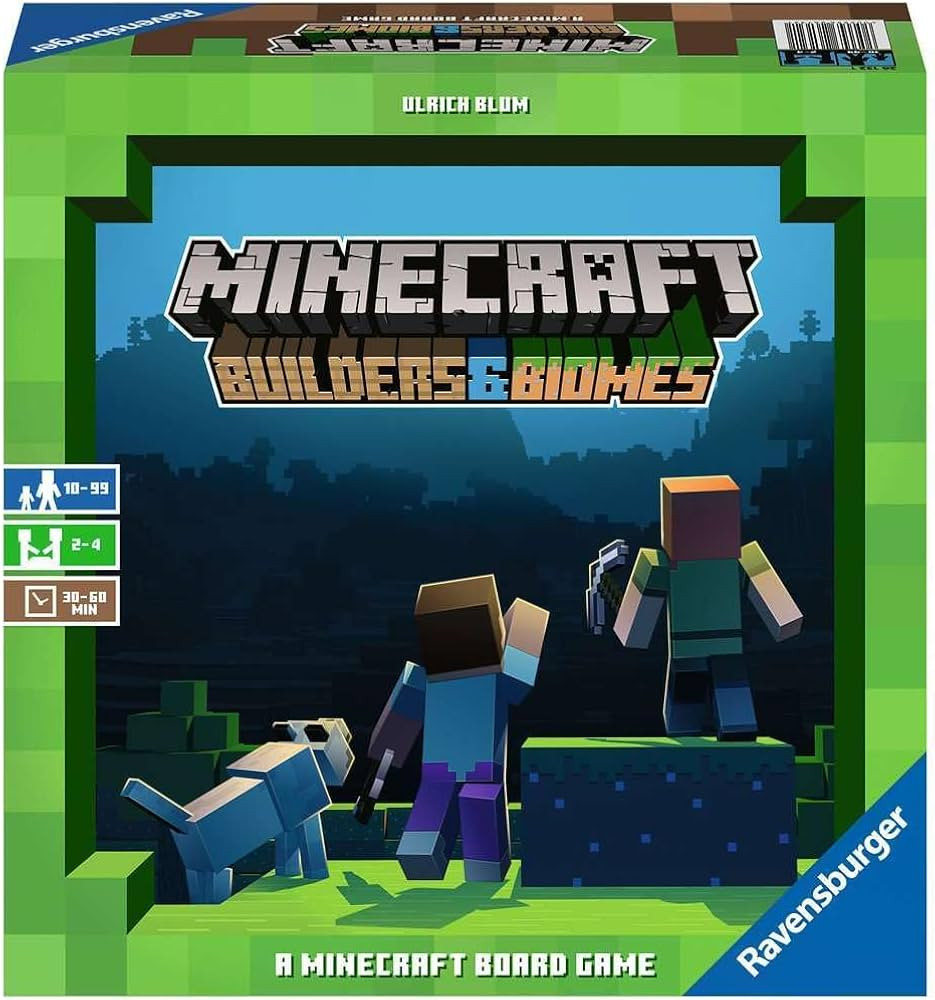 Ravensburger Minecraft: Builders & Biomes - Engaging Strategy Board Game | Ideal for 2-4 Players ... | Amazon (US)