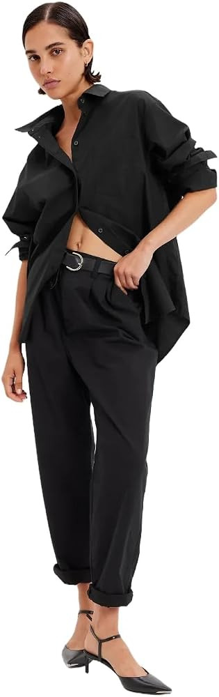 Gap Women's Poplin Big Shirt | Amazon (US)