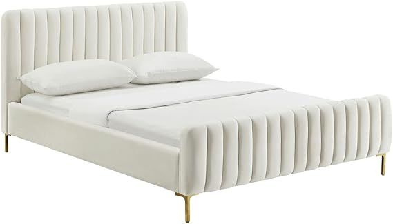 TOV Furniture Angela Cream Bed in Full | Amazon (US)