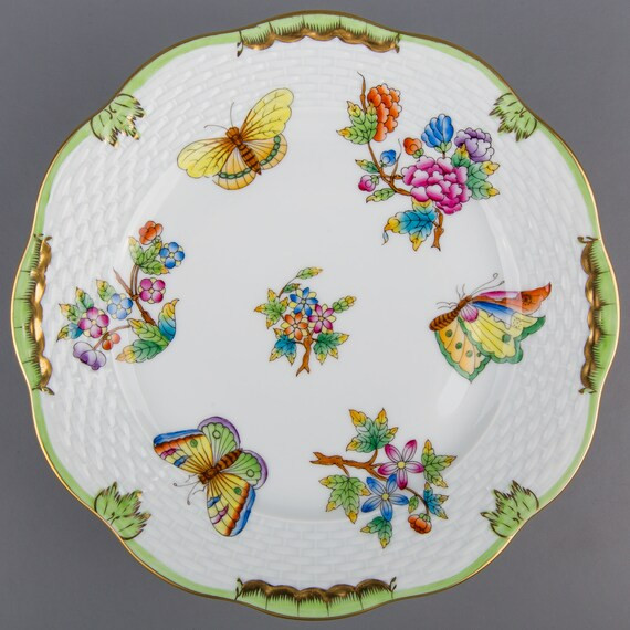 Herend Queen Victoria Dessert Plate #517/VBO III. | Etsy (US)