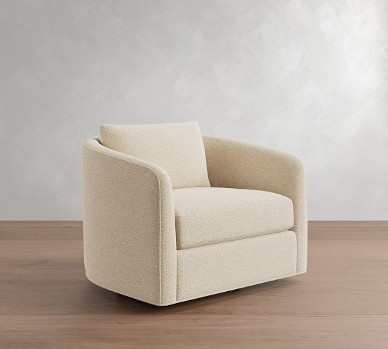 Remmy Swivel Chair | Pottery Barn (US)