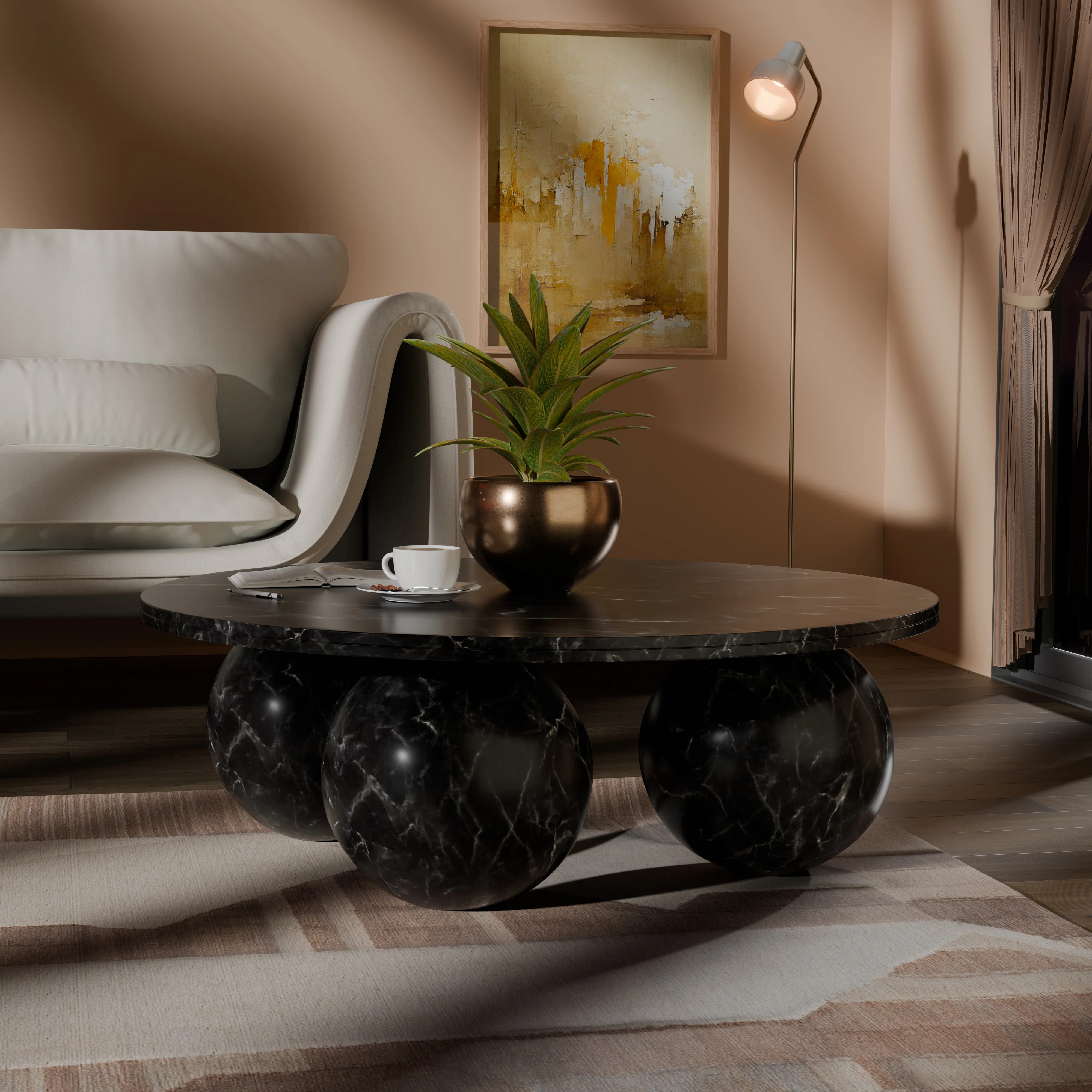 Wrought Studio Hizki Abstract Coffee Table & Reviews - Wayfair Canada | Wayfair North America
