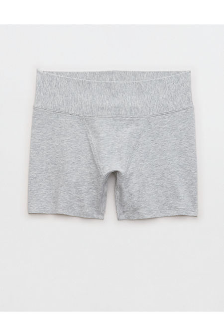 Superchill Cotton Classic Boxer Underwear Women's Medium Heather Gray XXL | Aerie