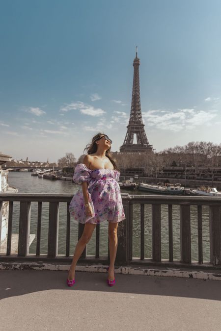 Floral mini dress, Paris style, Paris street style, floral dress, wedding guest dress

#LTKstyletip #LTKunder100 #LTKtravel