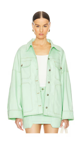 Jerome Jacket in Mint | Revolve Clothing (Global)