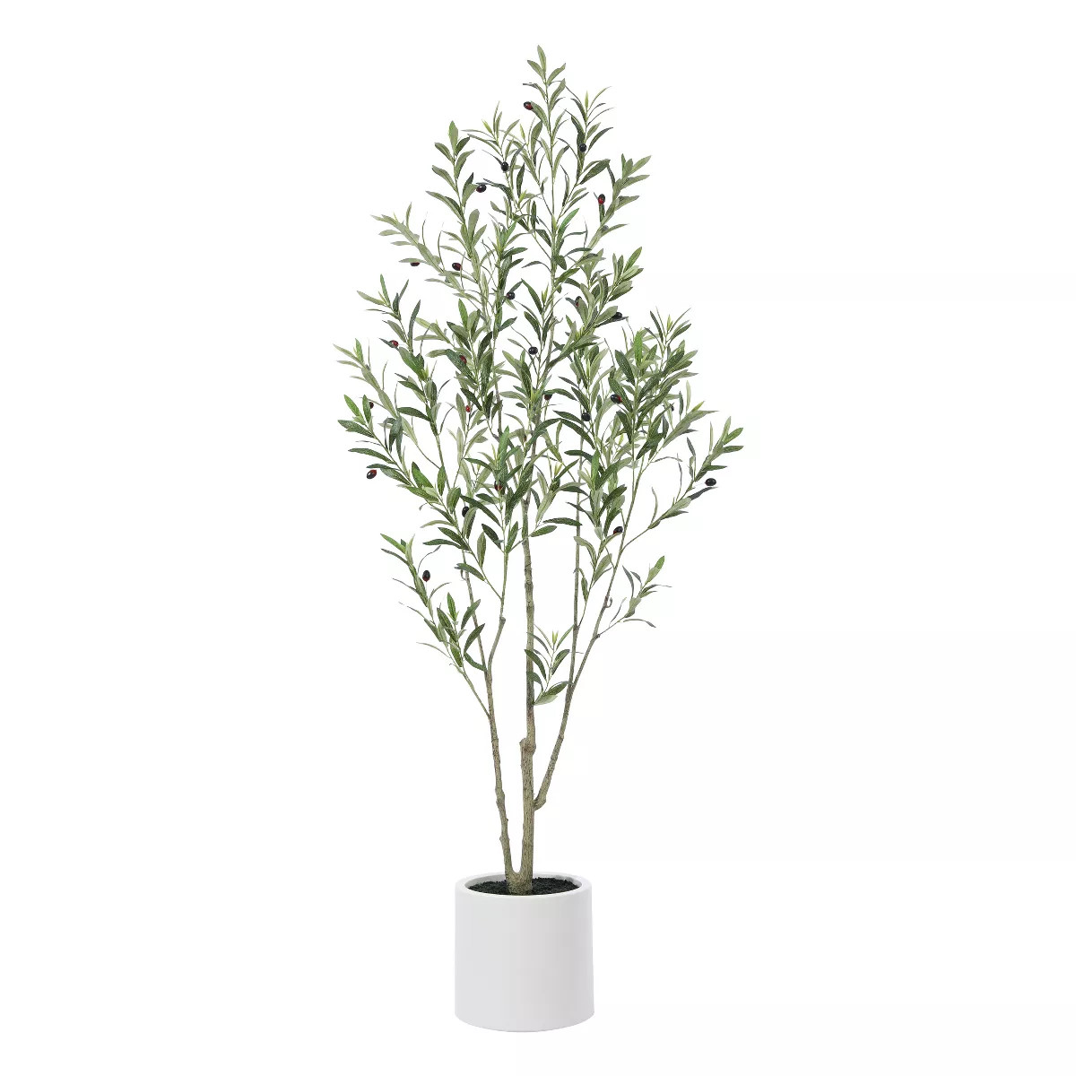 Kazeila Artificial Olive Trees, 6 ft Tall Fake Olive Trees for Indoor, Large Olive Plants with Wh... | Target