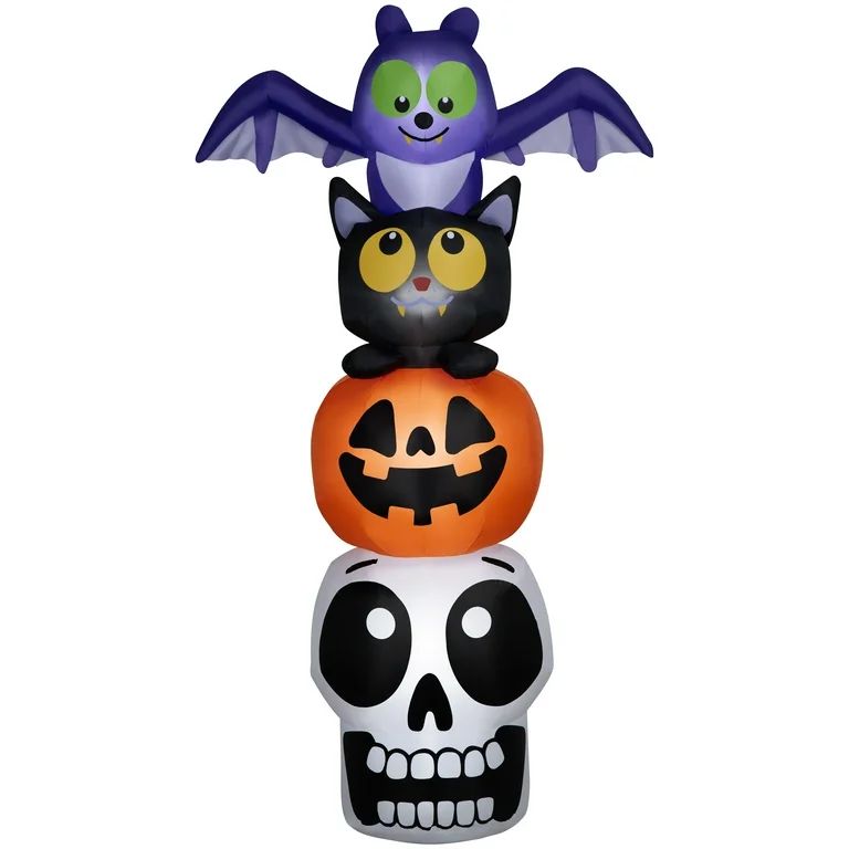 Halloween Totem Airblown Yard Inflatable by Way to Celebrate, 7 ft | Walmart (US)