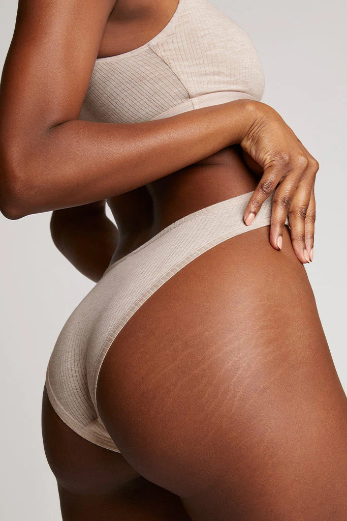 Women's Whipped French Cut Brief in Sand | Negative Underwear | Negative Underwear