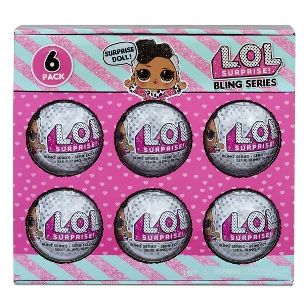 LOL Surprise Bling Series 6-Pack Exclusive including Fan Favorite Dolls and 7 Surprises in Each B... | Walmart (US)