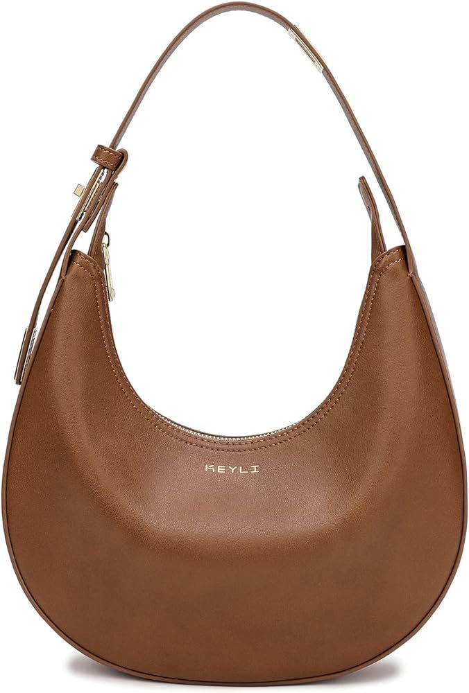 Shoulder Bag Stylish Casual Clutch Purses for Women 3 Ways Adjust Strap Tote Handbags with Zip Closu | Amazon (US)