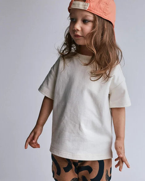 Toddler Elevated Relaxed Tee - Cream | Carter's Inc
