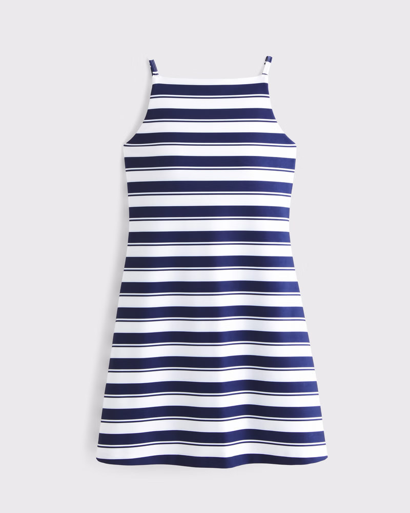 Abercrombie & Fitch Women's YPB sculptLUX Apron Dress in White - Size XXS | Abercrombie & Fitch (US)