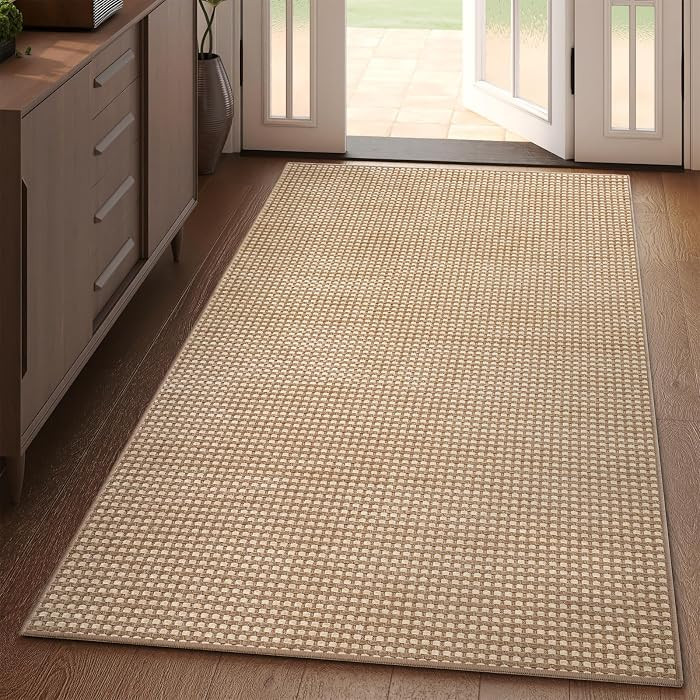 3x5 ft Area Rug Entryway Runner Rug Non Slip Washable, Boho Woven Kitchen Runner Rugs Door Mat En... | Amazon (US)