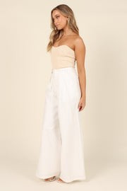 Alexa Pant - White | Petal &amp; Pup (US)