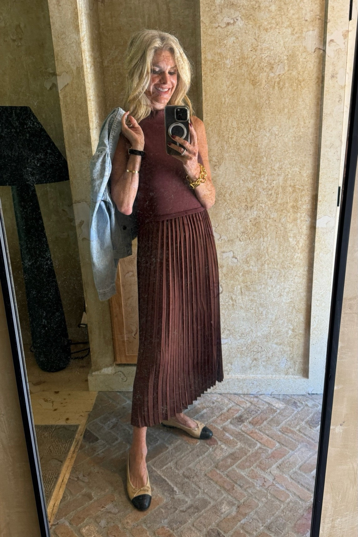 This mixed media dress is a must for fall! The perfect Thanksgiving dress  Size S. 

#LTKFindsUnder100 #LTKStyleTip #LTKSeasonal