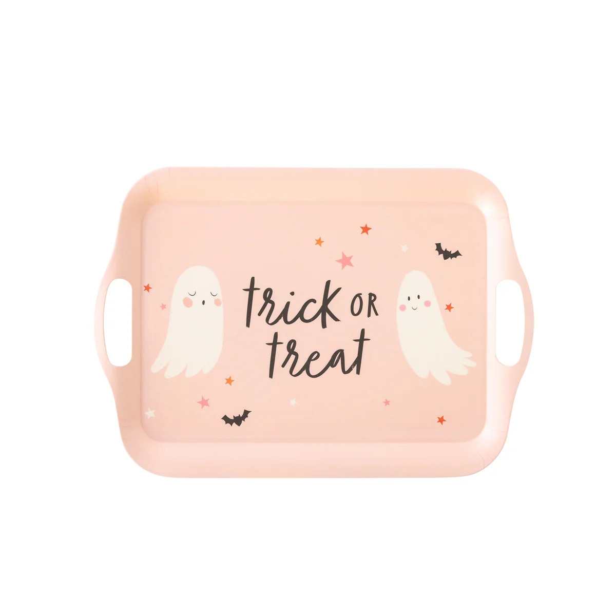 Trick or Treat Boo Bamboo Reusable Tray | My Mind's Eye