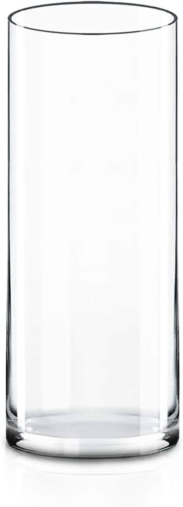 Amazon.com: CYS Excel Clear Glass Cylinder Vase (H:12" D:4") | Multiple Size Choices Glass Flower... | Amazon (US)