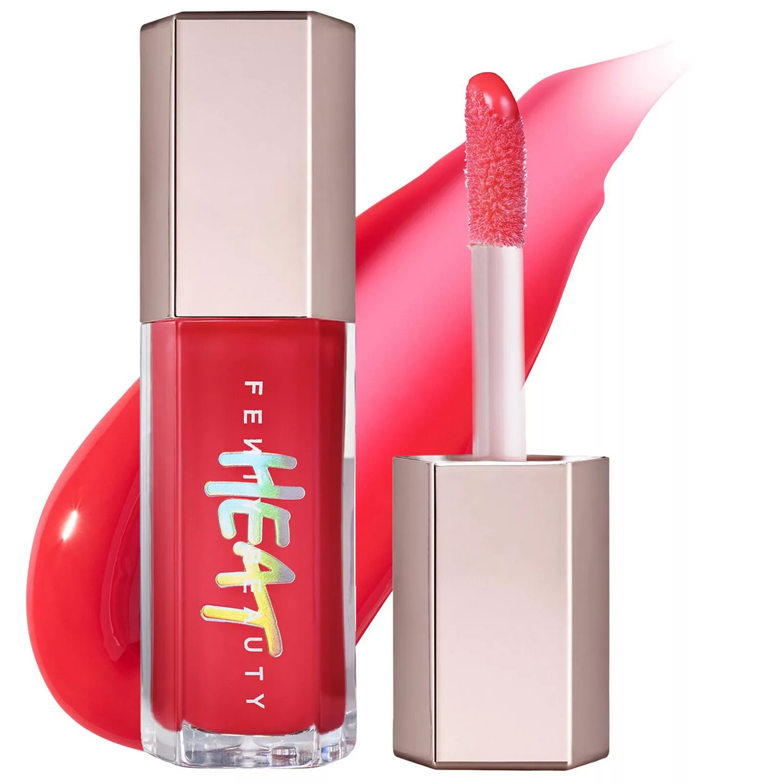 FENTY BEAUTY by Rihanna Gloss Bomb Heat Universal Lip Luminizer + Plumper, Size: 0.3 FL Oz, Red | Kohl's