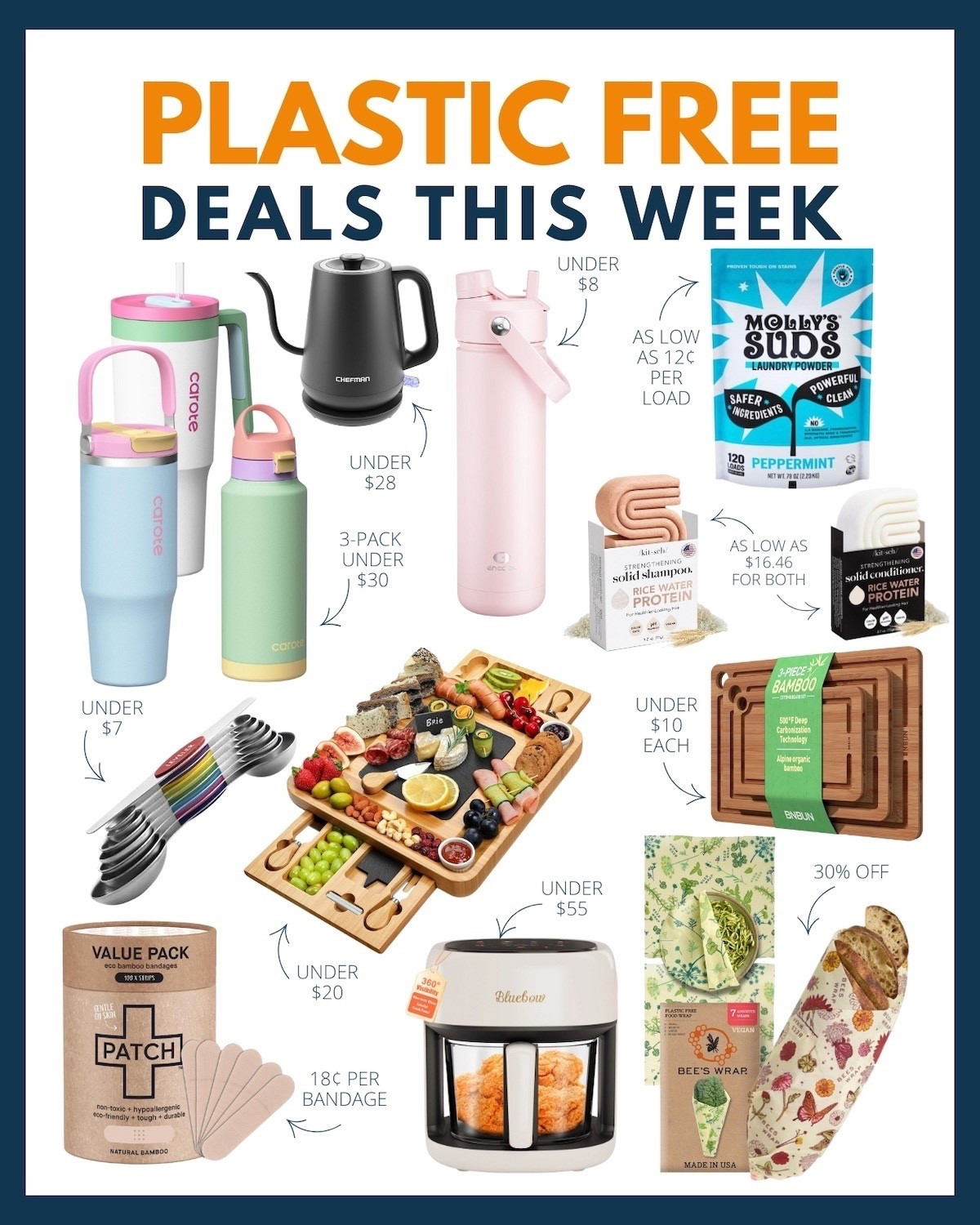 Looking to make some eco-friendly swaps in your home? Start with these plastic free deals this week. 🌎🌱

#LTKOver40 #LTKSaleAlert #LTKHome