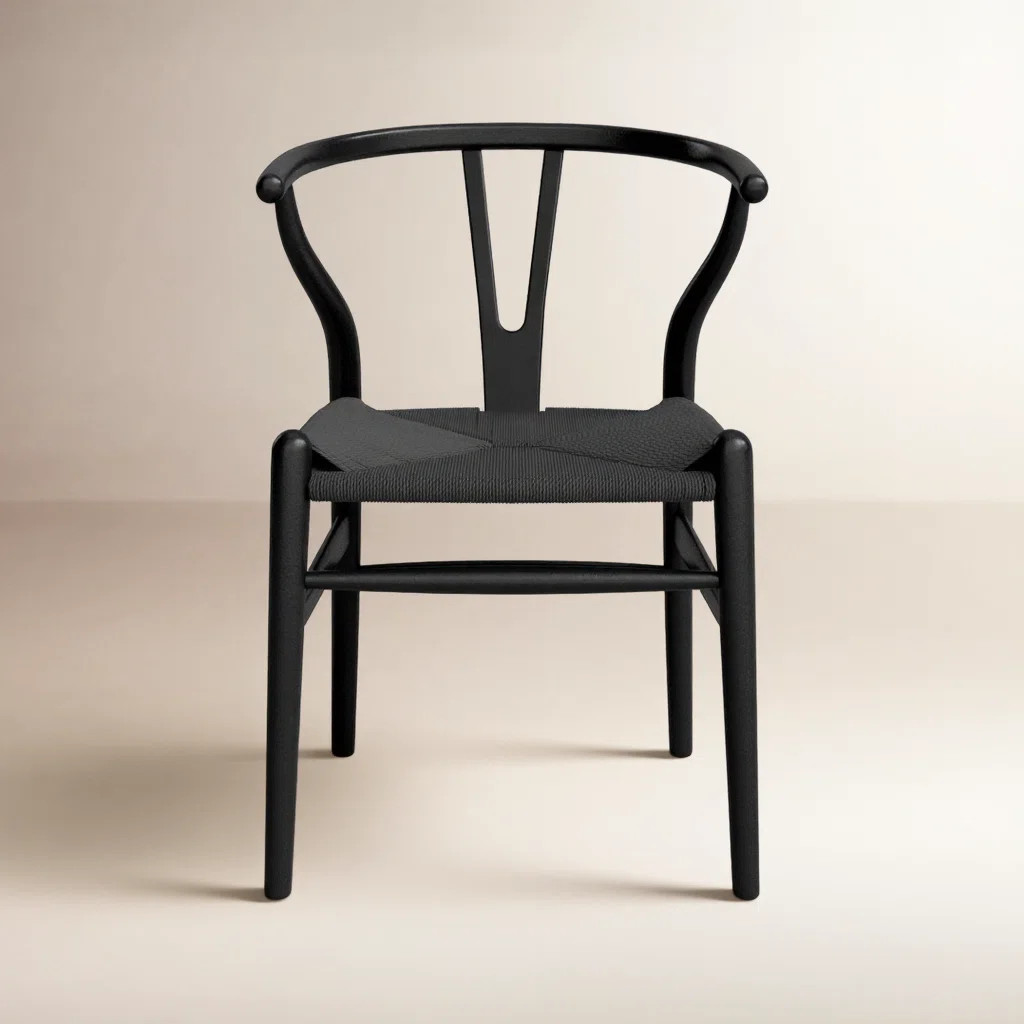 Wyn Woven Solid Wood Dining Chair | Wayfair North America