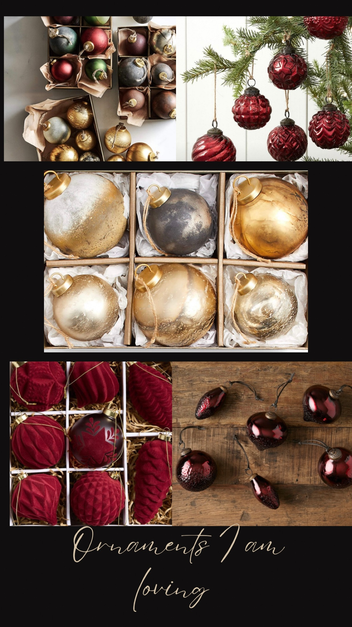 Christmas Ornaments ❤️

#LTKHoliday #LTKHome #LTKSeasonal