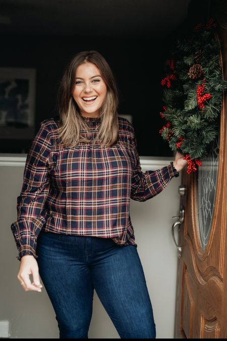 Gift ideas today on CaralynMirand.com - plaid shirt is older but linked exact and similar wearing XL 

#LTKcurves #LTKHoliday #LTKGiftGuide