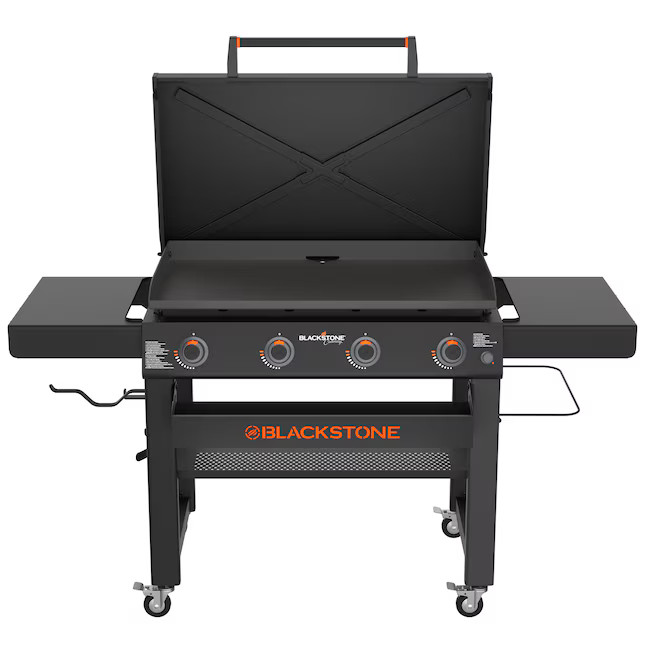 Blackstone 36-in Culinary Omnivore Griddle with Hood 4-Burner Liquid Propane Flat Top Grill | Lowe's